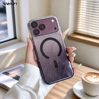 Coque VAWI B571 Scintillante à Effet Changeant pour iPhone 17 18 Pro et Pro Max 2500Gs 2.9mm PC TPU avec Protection d'Objectif Perlée et Boutons OEM Marque Privée