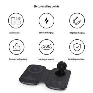 Chargeur sans fil magnétique portable pliable pour téléphone Apple, charge rapide, batterie externe - Product Image 6