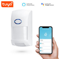 Tuya Smart Life APP Tuyasmart, WiFi Sensor Gerak Alarm Detektor Inframerah PIR Deteksi Kekebalan Hewan Peliharaan PST-CT60W
