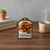 Sachets de stérilisation en PET à forme irrégulière pour aliments pour bébés, sushi et sucre, durables, thermoscellables, emballage personnalisé découpé à l'emporte-pièce YAE-PACK