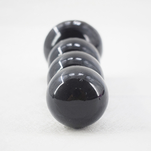 Luuk 14.5Cm 5.7 "Korte Anal Plug Dia 4.5Cm Dikke Butt Plug 3 Ballen Kraal Vormige Zwarte Pvc Anale Kralen Plug Dildo Met Zuignap - Product Image 3
