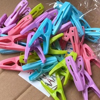 Lot de 30 Pinces à Linge en Plastique avec Panier, Grandes Épingles à Linge en Plastique pour Vêtements et Couettes