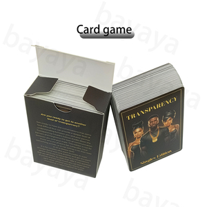 Chất Lượng Tùy Chỉnh In Ấn Dành Cho Người Lớn Đảng Chơi Gia Đình Vài Minh Bạch Ngôn Ngữ Uống Say Thẻ Trò Chơi Với Logo - Product Image 2