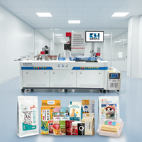 Imprimante numérique à jet d'encre UV multifonctionnelle automatique CSJ-U600 à passage unique, encres universelles CMYK pour l'emballage des sacs en plastique