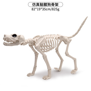 Thanh trang trí ngôi nhà ma ám lớn mô phỏng bộ xương chó Halloween kinh dị mô phỏng trang trí bộ xương động vật - Product Image 6