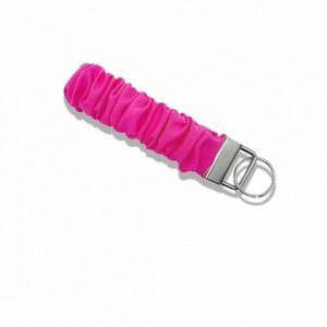 Llavero de satén con diseño personalizado, accesorios elásticos para el cabello con llavero - Product Image 4