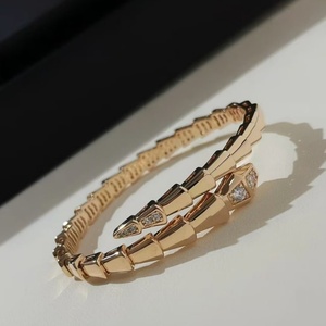 Sgarit Jewellery Wholesale Custom Jewelry New Trendy <strong>Bangle</strong> <strong>Bracelet</strong> for Man Women 18K Gold Diamond Jewelry - Product Image 3