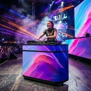 P1.86 P2.5 Dj Booth Led Screen Indoor Bar Front Desk <strong>Display</strong> Flexible Video <strong>Wall</strong> LED Screen for Shopping Mall Table LED <strong>Display</strong> - Product Image 1