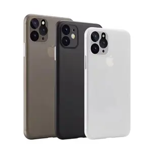 适用于Iphone 11 Pro Max Xs Max Xr X的XINGE 0.3MM白色超薄哑光PP保护套