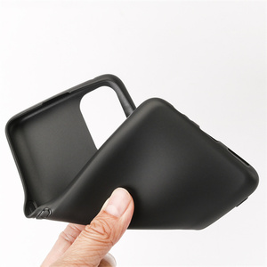 Pour OPPO Realme 7 Pro, coque de téléphone vierge en TPU noir mat pour matériau de couverture à rabat en cuir imprimé UV - Product Image 2