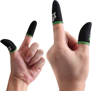 Km BlackShark Contrôleur de Jeu Anti-Transpiration Gants 2 <span class=keywords><strong>Doigt</strong></span> Manchon Résistant à La Sueur Couverture de <span class=keywords><strong>Doigt</strong></span> pour le Téléphone De Jeu D'écran Tactile de Pouce - Product Image 1