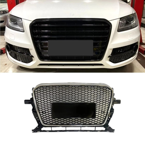 สำหรับ Audi Q5 ปี 2013-2017 กระจังหน้าทรงรังผึ้งแบบแข่ง กระจังหน้าทรง RS สำหรับกันชนหน้ารถยนต์ อะไหล่ตกแต่งกระจังหน้า - Product Image 4