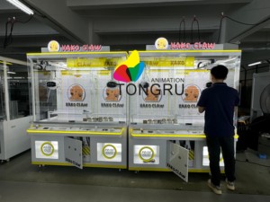 2-Spieler Großer Greifautomat im UFO-Design für Plüschtiere, Münzbetriebene Arcade-Spiele in Unterhaltungsorten, UFO-Fänger Greifkran - Product Image 4