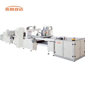 Full automatic vacuum glue filling production line is applicable to led panel light assembly machine