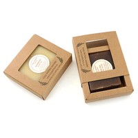Boîte cadeau pliable en carton kraft rectangulaire personnalisée pour expédition et rangement de petits objets, vente en gros