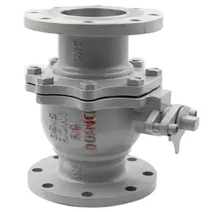 Fm Approved Factory Manufacture Q41F-16C Lpg Actuator Carbon Steel Grip Flanged Ball Valve