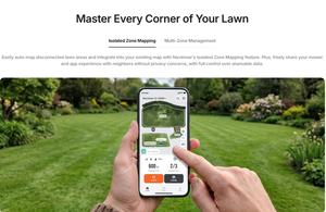 Navimow i215 LiDAR Cortacésped Robótico Inalámbrico con Navegación IA y Corte Automático de Césped para 1500 m² ㎡   Jardín - Product Image 5