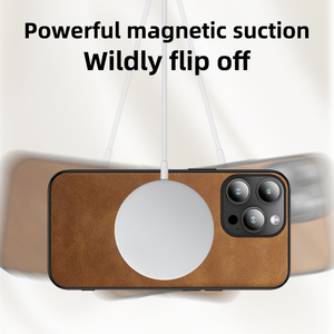 Fundas de teléfono móvil de lujo al por mayor para <span class=keywords><strong>iPhone</strong></span> 15 14 <span class=keywords><strong>13</strong></span> 12 11 Fundas <span class=keywords><strong>Funda</strong></span> de teléfono de cuero magnético para <span class=keywords><strong>iPhone</strong></span> 16 <span class=keywords><strong>Pro</strong></span> Max Case - Product Image 2