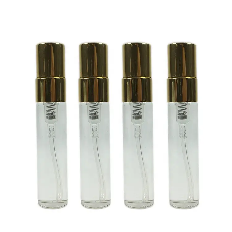 Botellas de cristal para perfume, mini frasco vacío de perfume, 3ml, 5ml, 10ml, botellas de aceite esencial, espray transparente, venta al por mayor