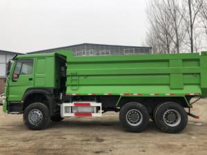 รถบรรทุกฮาวโอ 6x4 ยูโร 2 ดีเซล รถบรรทุกขนาดเล็กใหม่สำหรับงานเหมือง รถดัมพ์ 10 ล้อ บรรทุกได้ 11-20 ตัน พวงมาลัยซ้าย กล้องมองหลัง 251-350 แรงม้า 6-8 ลิตร - Product Image 2