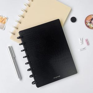 Tùy Chỉnh PP Đĩa Ràng Buộc <span class=keywords><strong>Notebbok</strong></span> Nhật Ký 2023 Biểu Tượng Tùy Chỉnh Màu Đen Kế Hoạch Và Tùy Chỉnh Trống Đĩa Ràng Buộc Máy Tính Xách Tay Với Logo - Product Image 5