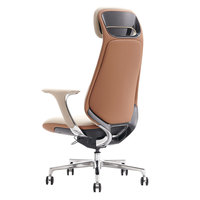 Mobilier de bureau moderne Ergo pivotant tournant Manager chaise de bureau en cuir exécutif