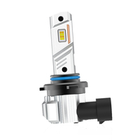 Nouvelles ampoules LED brevetées H10 9145 9140 12V pour feux de brouillard de voiture, jaune ambre et blanc, DRL à commutation, 8000LM, sans ventilateur, Plug & Play