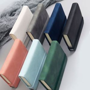 A7 Customizable Mini <b>Journal</b> Thick PU Leather Hardcover Organizer/Planner Pocket Retro Design Vintage Travel Diary Students - Product Image 3