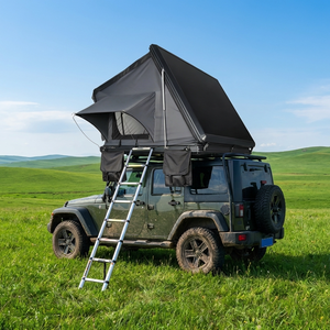 Carpa de Techo Resistente para Auto Todoterreno, Carpa de Camping Impermeable de Carcasa Rígida para SUV, Doble Capa, para 3 Personas, Tipo Recto para las Cuatro Estaciones - Product Image 5