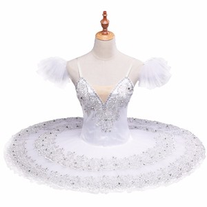 Filles Tutu de Ballet Professionnel Ballerine Raide Tulle Personnaliser <span class=keywords><strong>Classique</strong></span> Romantique Blanc Tutu de <span class=keywords><strong>Danse</strong></span> pour <span class=keywords><strong>Femme</strong></span> - Product Image 1