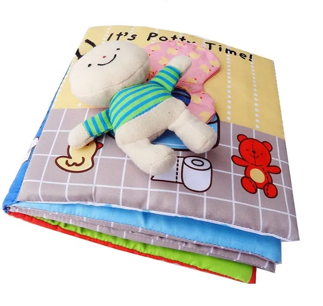 Libri morbidi di stoffa per bambini che apprendono l'educazione precoce del bambino conoscono la lettura dei giocattoli del libro Puzzle