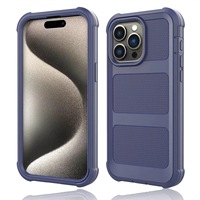 Étui de protection antichoc 3 couches avec clip ceinture 360° pour iPhone 17, 16E, 16 Pro Max, 15, 14