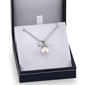 Collar con Colgante de Perlas en Forma de Ocho Geométrico para Mujer, Elegante Cadena para Clavícula, Joyería de Moda para Bodas y Fiestas - Product Image 2