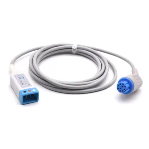 用于心电设备的Datex Ohmeda AS/3兼容心电干线电缆原始PN- 545307-HEL ECG EKG电缆