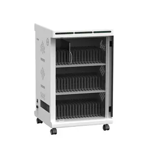 USB-C port iPad charging carts cabinets stations for 48 ipads for schools device management