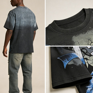 เสื้อยืดพิมพ์ลายกราฟิกแขนยาวโอเวอร์ไซส์ทรงหลวม30MOQ กราฟิก - Product Image 2