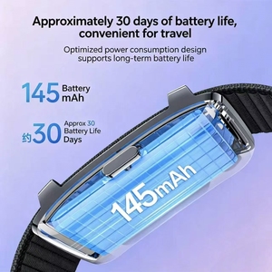 Bracelet Connecté SANVNET G69 avec Boîtier en Alliage, Bracelet en Plastique, Sans Écran, Analyse de Santé IA, Suivi du Sommeil, Tracker d'Activité Magnétique 2026 - Product Image 6