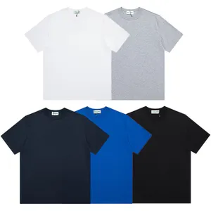 Top quality American code 310gsm heavy round collar heavyweight oversized blank basic t shirt