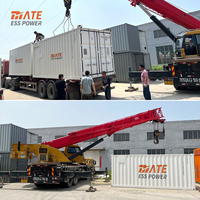Contenedor de Sistema de Almacenamiento de Energía Refrigerado por Aire MATE Todo en Uno de 40 pies, 1MWH 2MWH 3MWH, Batería BESS LifePO4 para Proyecto de Parque Eólico