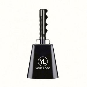 Cloche de supporter en fer de 10 pouces de haute qualité avec poignée, impression sérigraphique de logo personnalisé, pour faire du bruit - Product Image 1