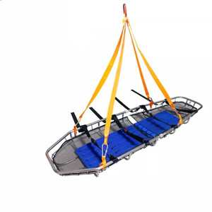 Stainless Steel Suspended Stretcher 304 Blue Portable Firefighting Rescue Equipment Boat Shaped Lifesaving Basket - Product Image 1