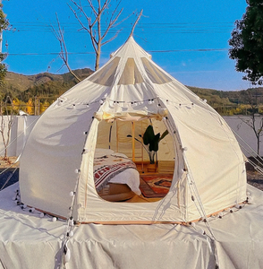 Prix d'usine – Tente yourte de luxe pour le glamping familial en extérieur, la plus vendue – Tente de camping et de glamping pour l'extérieur - Product Image 5