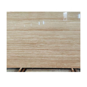 Azulejos de exhibición de mármol travertino beige chino de diseño moderno Superficie pulida para <span class=keywords><strong>encimera</strong></span> de Villa con 1 año de garantía <span class=keywords><strong>Precio</strong></span> <span class=keywords><strong>M2</strong></span> - Product Image 1