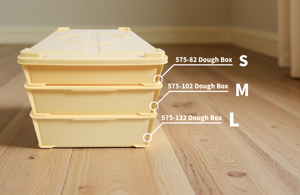 Cấp thực phẩm PP Stackable bánh mì và bánh pizza bột chống hộp với trolly chua lên men Baking hộp doanh thu - Product Image 6