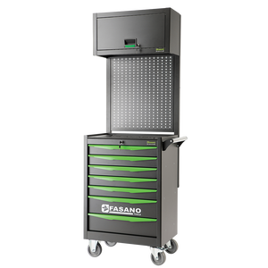 Fasano <b>Tools</b> 7 Drawer Rolling <b>Tool</b> <b>Cabinet</b> With Pegboard <b>Storage</b> For Auto Repair - Product Image 1