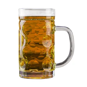 Reutilizable de gran capacidad 1.3L Trigo Cerveza Burbuja Lata Tazas Grabado Ins Estilo Verano Diversión Patio Gafas Venta al por mayor Vajilla para beber