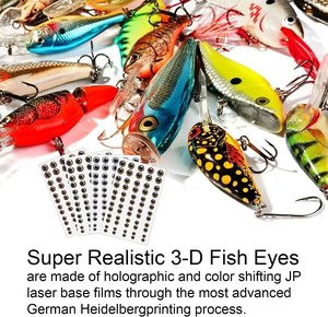 <span class=keywords><strong>Leurre</strong></span> holographique yeux de poisson vivant en 3-D super réaliste yeux de pêche yeux de mouche <span class=keywords><strong>leurre</strong></span> de pêche faisant des matériaux de montage de mouches B10 - Product Image 4