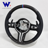 Volant en fibre de carbone pour BMW M Sport F30 F10 F15 F36 F20 F22 F25 F32 M3 M4 X5 E46 E60 E70 E90 E91 E92, ajustement sécurisé