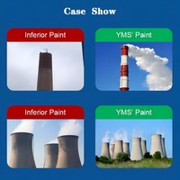 Peinture de signe aérien acrylique Véhicule aérien sans pilote Plate-forme élévatrice à ciseaux Protection pour cheminées en ciment Revêtement routier liquide