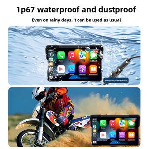 DUOGAO Navigateur <span class=keywords><strong>GPS</strong></span> de voiture portable avec écran IPS de 7 pouces, étanche, double enregistrement, caméra embarquée, compatible avec les motos, transfrontalier - Product Image 4